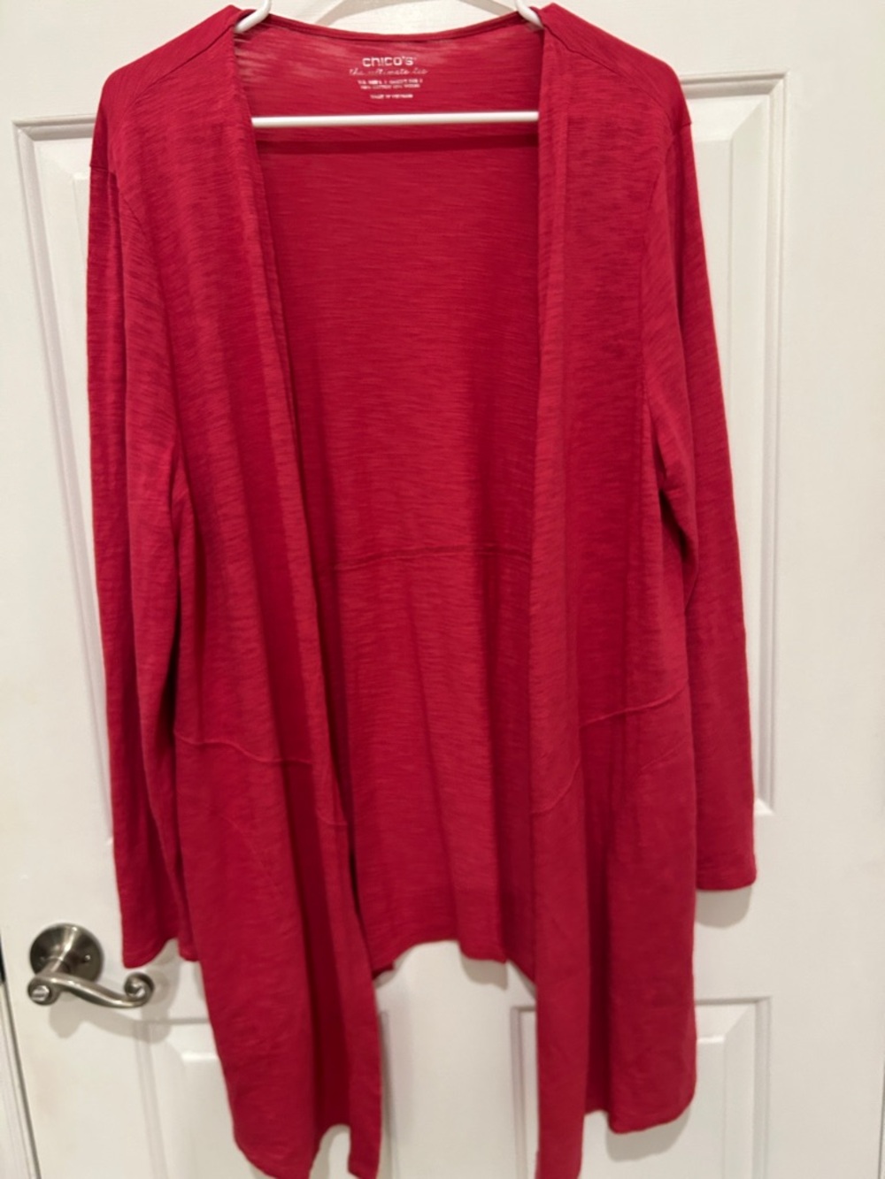 Chico's The Ultimate Wrap in Raspberry L or Chicos 2